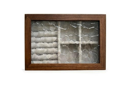 Wooden Jewelry Box with Glass Lid, Multi-Compartment Jewelry Display Case, Ligth Gray Velvet Lining, Walnut Brown - color: Ligth Gray Velvet Lining, Walnut Brown