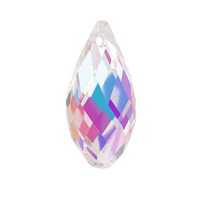LONGWIN 36pcs AB Teardrop Crystal Beads 10x20mm Waterdrop Faceted Glass Beads for Jewelry Making, DIY Project, Earring, Necklaces, Bracelets - size: 36pcs 10x20mm