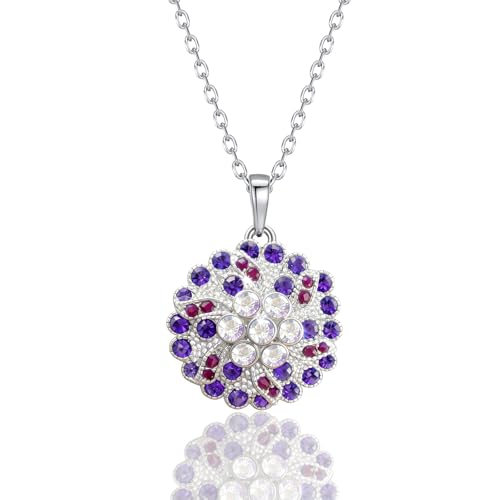 Ahiller Women's Necklace, Dainty Pendant Choker, Adjustable Chain | Heart Initial & Round Pendants, Daily Necklace,17-21" Adjustable Necklaces, Trendy Minimalist Jewelry, Stainless Steel Chain - color: DC-White, style: Other Shapes - Multi-Color