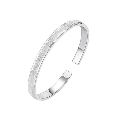 925 Sterling Silver Bangles For Women Handmade Silver Bangles Open Adjustable Bangle Bracelets For Women Silver Open Cuff Bracelets Stackable Wrap Bangles Festival Jewelry Gifts - color: Style 17
