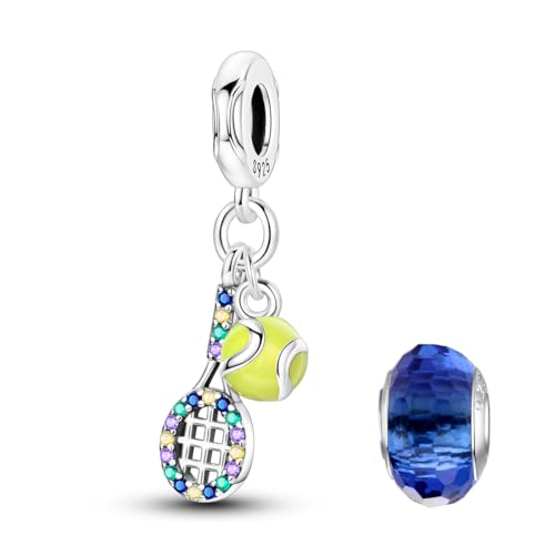 LNQOBU 925 Sterling Silver Charms for Bracelets Dangle Pendant fit Pandora Bracelets or Necklaces Jewelry Woman Gift Beads Charm (With one Spacer Beads) - style: Charms Bead 1664