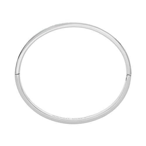 Michael Kors Silver-Tone Bracelet for Women; Bracelets; Jewelry for Women - color: MK Repeating Logo