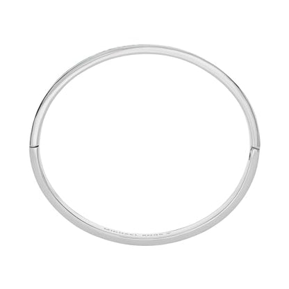 Michael Kors Silver-Tone Bracelet for Women; Bracelets; Jewelry for Women - color: MK Repeating Logo