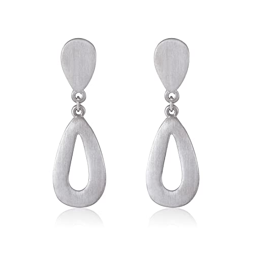 Women's Statement Clip-On Earrings Hypoallergenic Lightweight Clip Earrings - color: waterdrop hollow