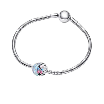 925 Sterling Silver Charms for Bracelets and Necklaces Lipstick and Perfume High Heels Dangle Pendants Heart Butterfly Bead Charms Halloween Christmas Gift for Womens - style: Butterfly Moonlight Beads Charm