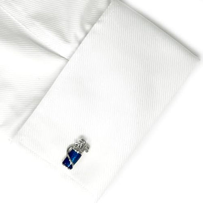 Novelty Sports Theme Cuff Links For Men Father's Day Birthday Gift Fancy Cufflinks - style: Golf Club
