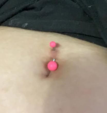 Silver Gold Belly Button Ring for Women Clicker Hoop Belly Rings Opal Navel Piercing Jewelry Dangle Hypoallergenic Surgical Steel Dainty Dangling Navel Rings for Women - color: J1-5pcs pink
