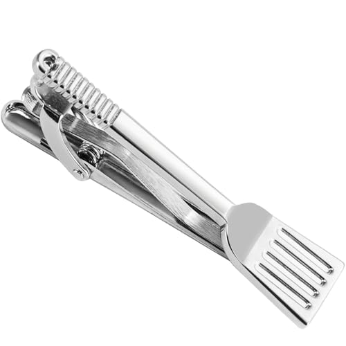 HAWSON Various Tie Clips for Men Unique, Funny Novelty Mens Tie Bar, Personalized Tie Pins for Men, Theme Wedding Party Gifts - style: Spatula