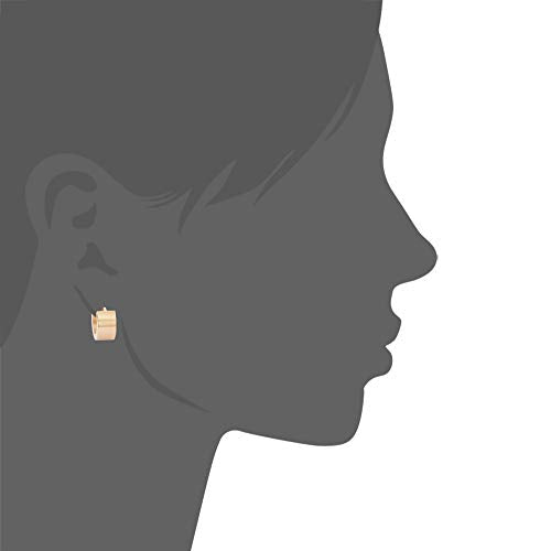 Small Hoop Huggie Earrings For Mens Womens - color: Rose Gold