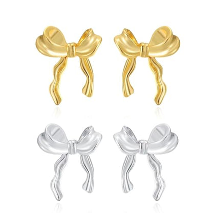 Bow Earrings Red Earrings for Women Dangle Cute Earrings Red Stuff Jewelry Outfits Accessories Gifts for Girls - color: B4:2 Paris bow earrings
