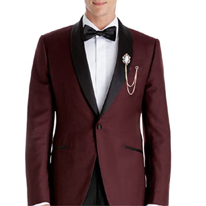 4PCS Gem Brooch Lapel Pin Chain for Men Retro Crystal Tassel Chain Brooch Pin Career Suit Tuxedo of Shirts Tie Hat Scarf Father's Day Gift - color: 4PCS Gem Brooch