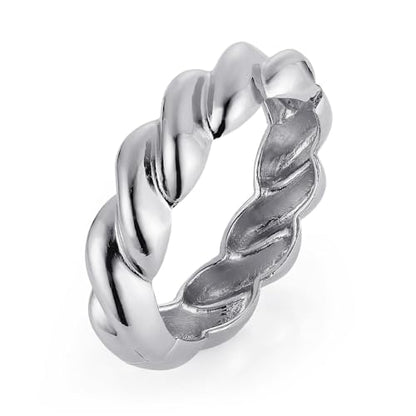 HZMAN Chunky Gold Cuff Bracelets for Women Thick Wide Bangle Bracelet Hammered Open Hinge Wrist Cuff Bracelet Jewelry Gift - color: 06.Twisted Shape Silver
