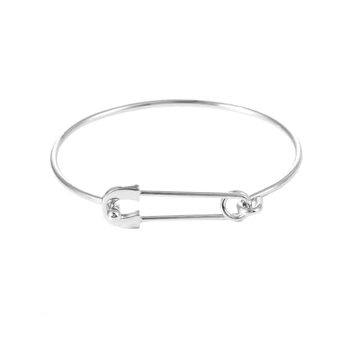 925 Sterling Silver Bracelet Plated Cuff Bangle Bracelet Fashionable Multi-layer Cross Wire Bangle Bracelet Open Adjustable Wide Cuff Bracelet for Teen Girls Fashion Jewelry - color: 15