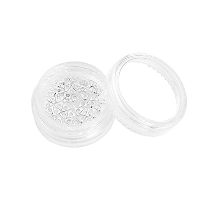 Silver Plated Triangle Spacer Beads 3x3mm 50pcs for Jewelry Making Findings Non Tarnish - color: Silver, size: 3x3mm Triangle