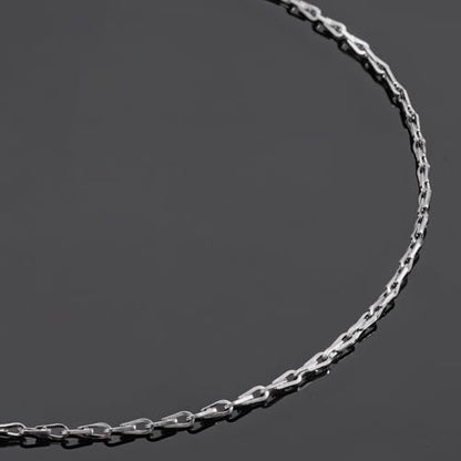 UMAOKANG 16.4 Feet Stainless Steel Jewelry Chain Roll Delicate Link Chain on Spool Women Necklace DIY Chains Bulk - color: Link Silver