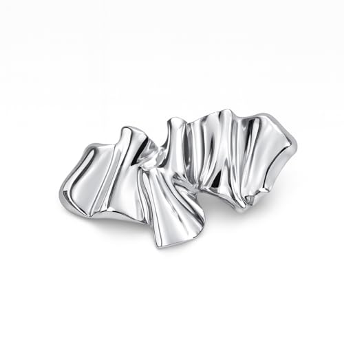XIMEO Brooches and Pins for Women – Elegant Gold and Silver Metal Brooch Pin, Vintage Lapel Pin Jewelry Gift - color: Lightning Silver