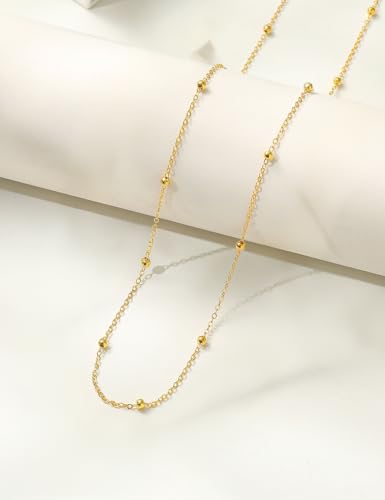 Gold Starfish Waist Chain for Women 18k Gold Plated Belly Chain Belt Layered Seashell Pearl Conch Beads Sequin Satellite Body Chains Sexy Bikini Summer Vacation Beach Jewelry Adjustable - color: 4 Pcs Gold