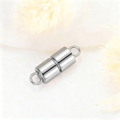 925 Sterling Silver Lobster Clasp for DIY Necklace Bracelet Jewelry Making, Double Spring Clasp with Closed Jump Rings, Necklace Extender Clasp Connector Bracelet Extension (Style 15) - style: Style 15