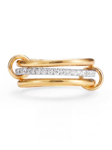 MUMREUES Gold Stackable Rings for Women Stackable Statement Jewelry - size: 10