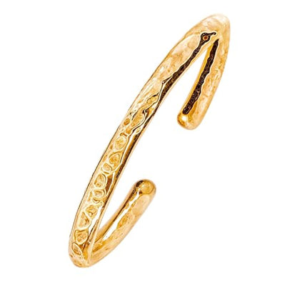 Ellie J Maui 14K Gold Filled Toe Rings for Women Adjustable Open Back Hammered Toe Ring Handmade Non Tarnish Dainty Gold Toe Ring Summer Beach Foot Jewelry (Rose Gold, Silver, Gold) - color: Gold