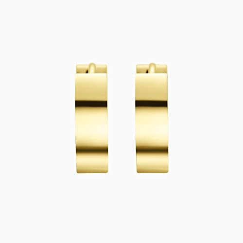 Small Huggie Hoop Earrings for Women - color: Gold