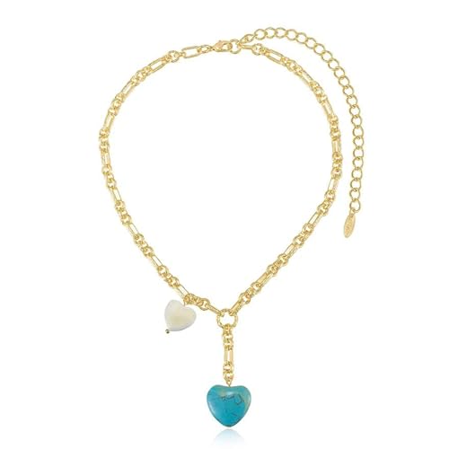 Ettika Lariat Necklace for Women. Gold Drop Necklace, Necklaces for Women. 18K Gold or Rhodium Plated Chain. Trendy Jewelry - color: N2452 Gold