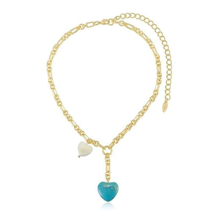 Ettika Lariat Necklace for Women. Gold Drop Necklace, Necklaces for Women. 18K Gold or Rhodium Plated Chain. Trendy Jewelry - color: N2452 Gold