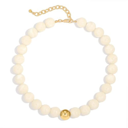 Chunky Beaded Necklace for Women, Colorful Trendy Statement Summer Jewelry Gift - color: necklace-5