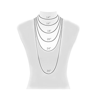 Ritastephens Sterling Silver or Gold Tone Italian 2.1mm Figaro Link Chain Anklet, Bracelet, or Necklace - style: 18" Chain Necklace (Silver)
