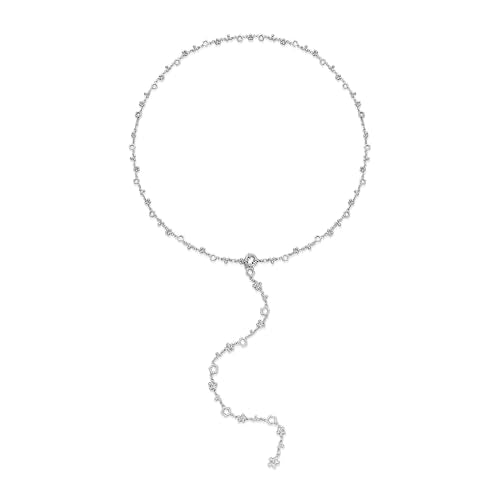 Gold Plated Long Y Necklace for Women,Adjustable Lariat Chain Statement Jewelry, Trendy Accessory for Party Date Night Daily Streetwear - color: A