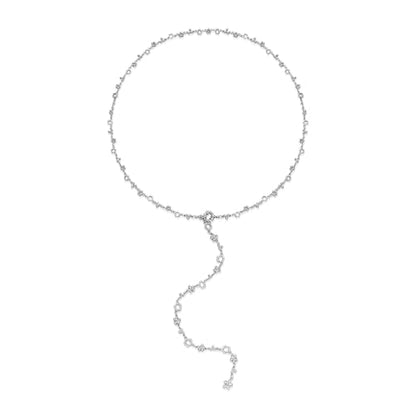Gold Plated Long Y Necklace for Women,Adjustable Lariat Chain Statement Jewelry, Trendy Accessory for Party Date Night Daily Streetwear - color: A