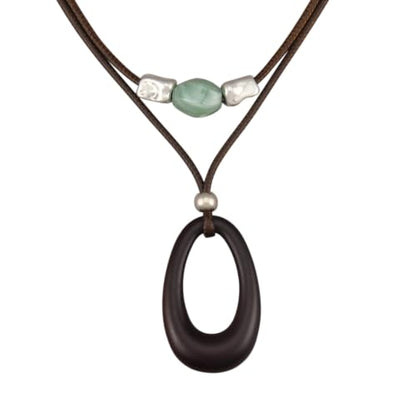 Chunky Pendant Necklace for Women Vintage Boho Necklaces Choker Layered Statement Necklaces Bohemian Jewlery Gifts - style: Large Pendant Necklace Women