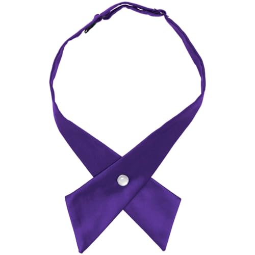 tiemart Crossover Tie - color: Dark Purple