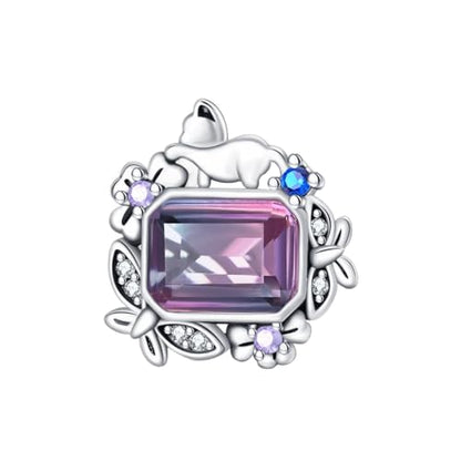 925 Sterling Silver Charms for Bracelets and Necklaces Lipstick and Perfume High Heels Dangle Pendants Heart Butterfly Bead Charms Halloween Christmas Gift for Womens - style: Cat Garden Bead Charms