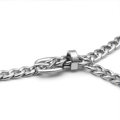 Gold Chain Belt for Women, Metal Cuban Link Waist Belt with Adjustable Buckle, Fashion Chunky Chain for Dresses Jeans - color: Silver-Cuban Link