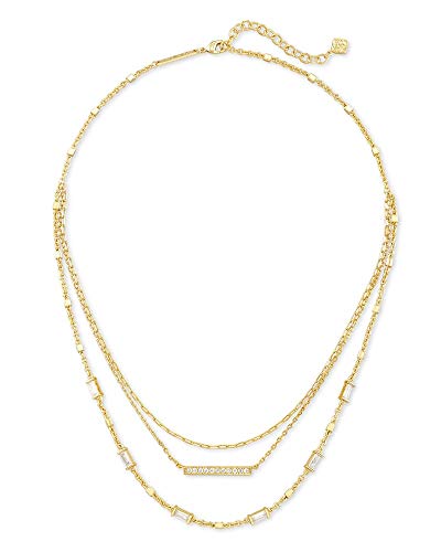 Kendra Scott Addison Multi Strand - color: GOLD - GOLD METAL