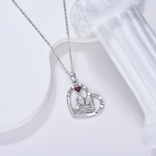 Sterling Silver Halloween Necklace Gothic Jewelry Gifts for Women Men - style: Skeleton