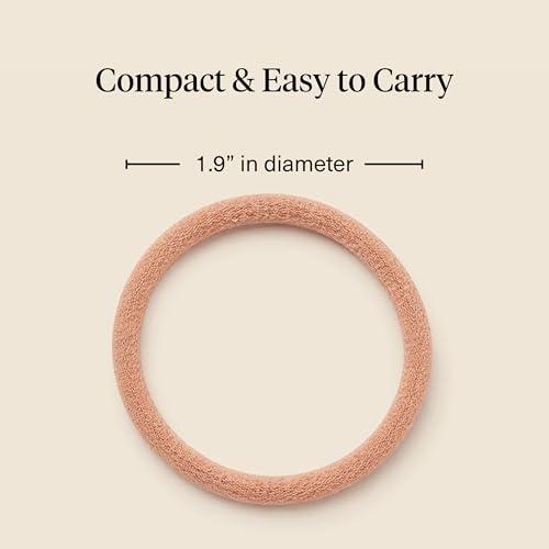 Kitsch Elastic Hair Ties No Damage | Stretchable Hair Bands - Neutral 12pcs | Strong All-Day Hold Hair, Rubber Bands For Hair, Ponytail Holders | Hair Accessories for Everyday Use - color: Neutral (Pack of 12)