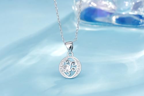 S925 Sterling Silver Initial Letter Necklaces for Women Dainty Letter Chain Necklace for Women Personalized Jewelry Gifts - style: O