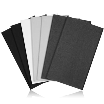 DiyJibb Headbands for Women, 7PCS Wide Cloth Hair Bands for Workout, Yoga, Skincare & Daily Wear, Soft & Stretchy - color: Black, white, dark gray, light gray