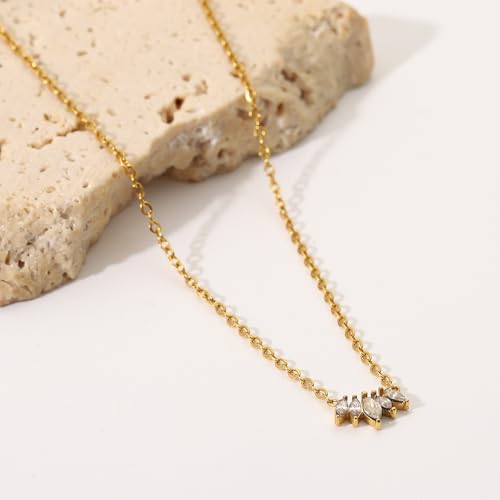 Unisex Celestial Gold Pendant Necklaces, Sun/Moon/Star/Angle Celestial Elements Unisex Choker Gold Lover Chains for Men and Women Jewelry - color: Gold Chain - Leaf Drop