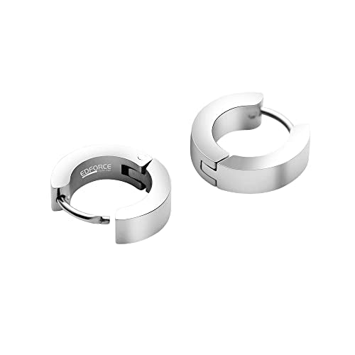 Small Huggie Hoop Earrings for Women - color: Silver
