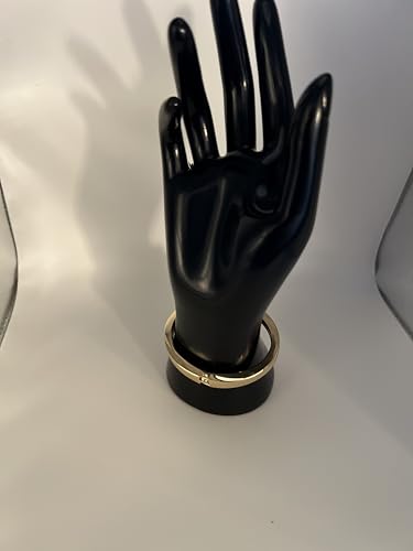 Modern T-Bar Gold Cuff Bracelet, Open Design, Minimalist Style