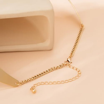Chunky Gold Necklace Big Statement Chunky Necklace for Women African Tribe Wide Metal Choker Necklaces Jewelry - color: 01 Gold