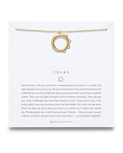 Bryan Anthonys Pendant Necklaces and Sets in a Variety of Styles and Colors - color: Gold, style: Squad