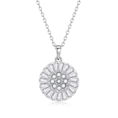 Ahiller Women's Necklace, Dainty Pendant Choker, Adjustable Chain | Heart Initial & Round Pendants, Daily Necklace,17-21" Adjustable Necklaces, Trendy Minimalist Jewelry, Stainless Steel Chain - color: SZ-Silver, style: Other Shapes - Multi-Color