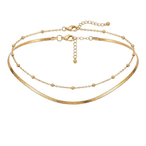 Alloy Waist Chain for Women, Adjustable Body Chain Belt, Layered Bikini Belly Chain, Jewelry for Beach Wear, Summer, Wedding, Festival, Party and Concert - color: Beaded Snake Chain