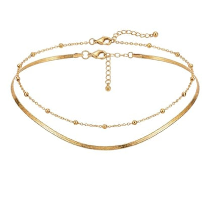 Alloy Waist Chain for Women, Adjustable Body Chain Belt, Layered Bikini Belly Chain, Jewelry for Beach Wear, Summer, Wedding, Festival, Party and Concert - color: Beaded Snake Chain