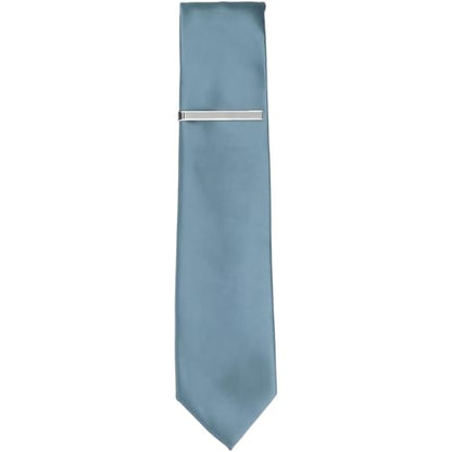tiemart Tie Bar - style: Silver Skinny