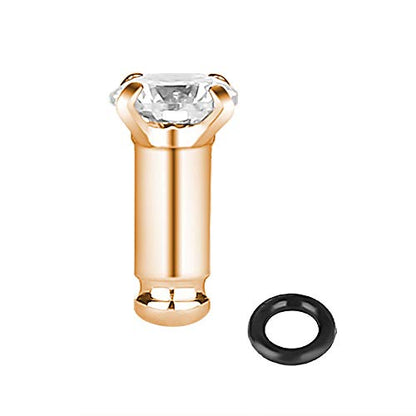 2/4/6/8 Gauge Earrrings Plugs Tunnels Gauges for Ears - color: rosegold3mm